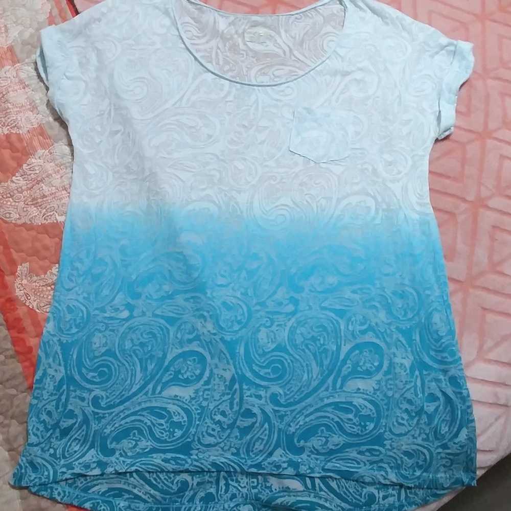 Maurices Paisley Swim Cover-up Top